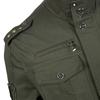 Men's Autumn/Winter Military-Style Cotton Jacket with Velvet, Plus Size Fashionable Workwear Coat
