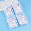Ins Transparent Plastic Storage Box Pocards Small Card Storage Box Desk Organizer Box Classification Box Stationery