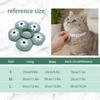 Soft Recovery Collar Cats Post-Neutering Surgery Anti-Lick Prevent Escape Comfortable Flower Design S M L Blue