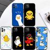 MH52 Утка Мультяшный Чехол для Телефона для iPhone 7 8 11 12 13 14 15 16 17 16E XS Pro Max XR X SE Air