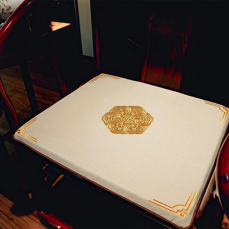 Подушка для сиденья в китайском стиле, утолщенная задняя часть, подушка для стула из красного дерева, осенне-зимний обеденный стул из цельного дерева, подушка для чайного стула, подушка для сиденья на стуле