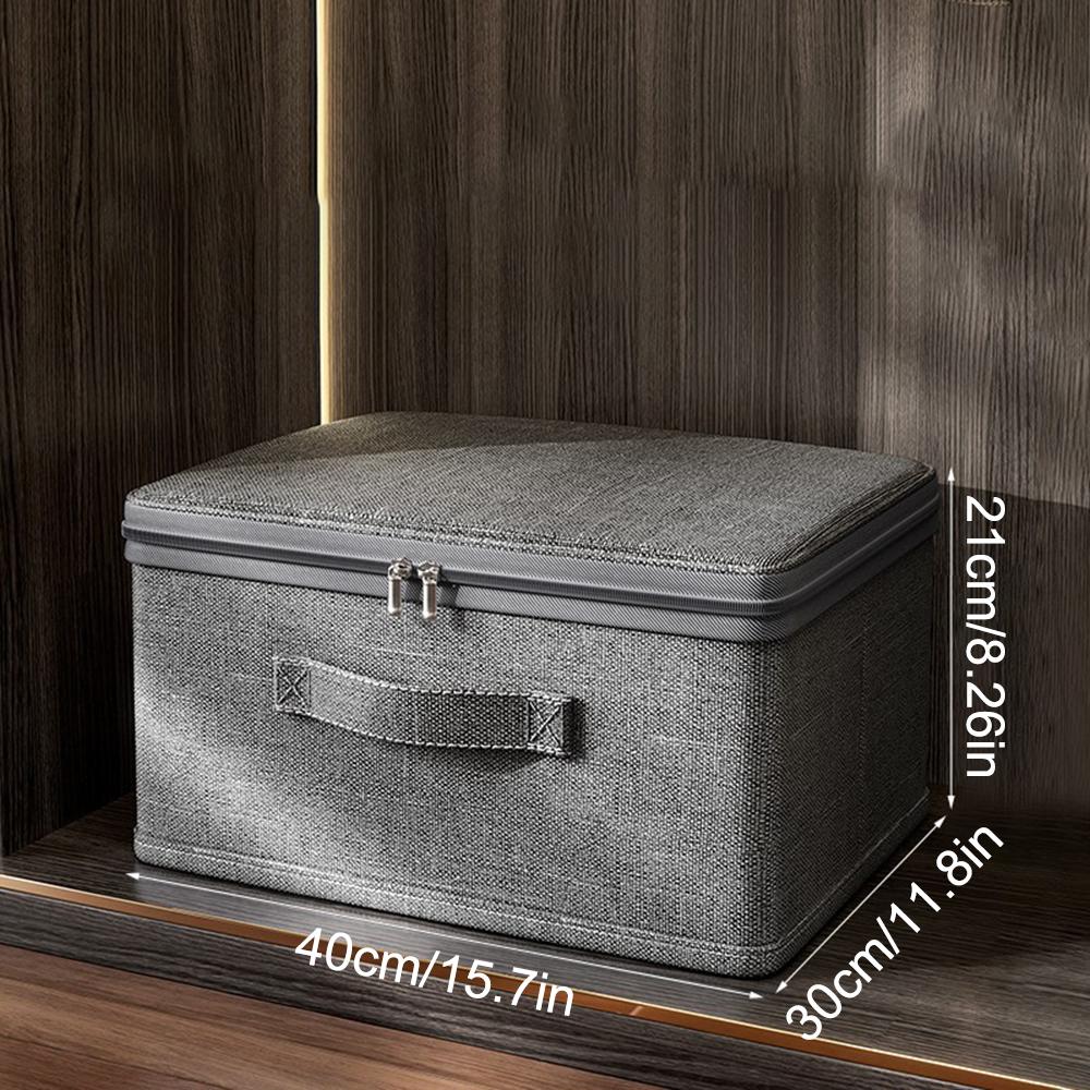 Мягкая крышка с молнией, ящик для хранения с замком, складной ящик для хранения одежды, органайзер, портативный ящик