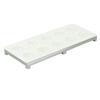 Ravioli Maker Press 10 Holes Iron ABS Durable Square Ravioli Maker for Home Dumpling Making Silver