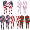 Adults Stars Christmas Accessories Printing Jumpsuit Women Men Halloween Cosplay Costume Carnival Party Stage Role Playing Dress Up Outfit