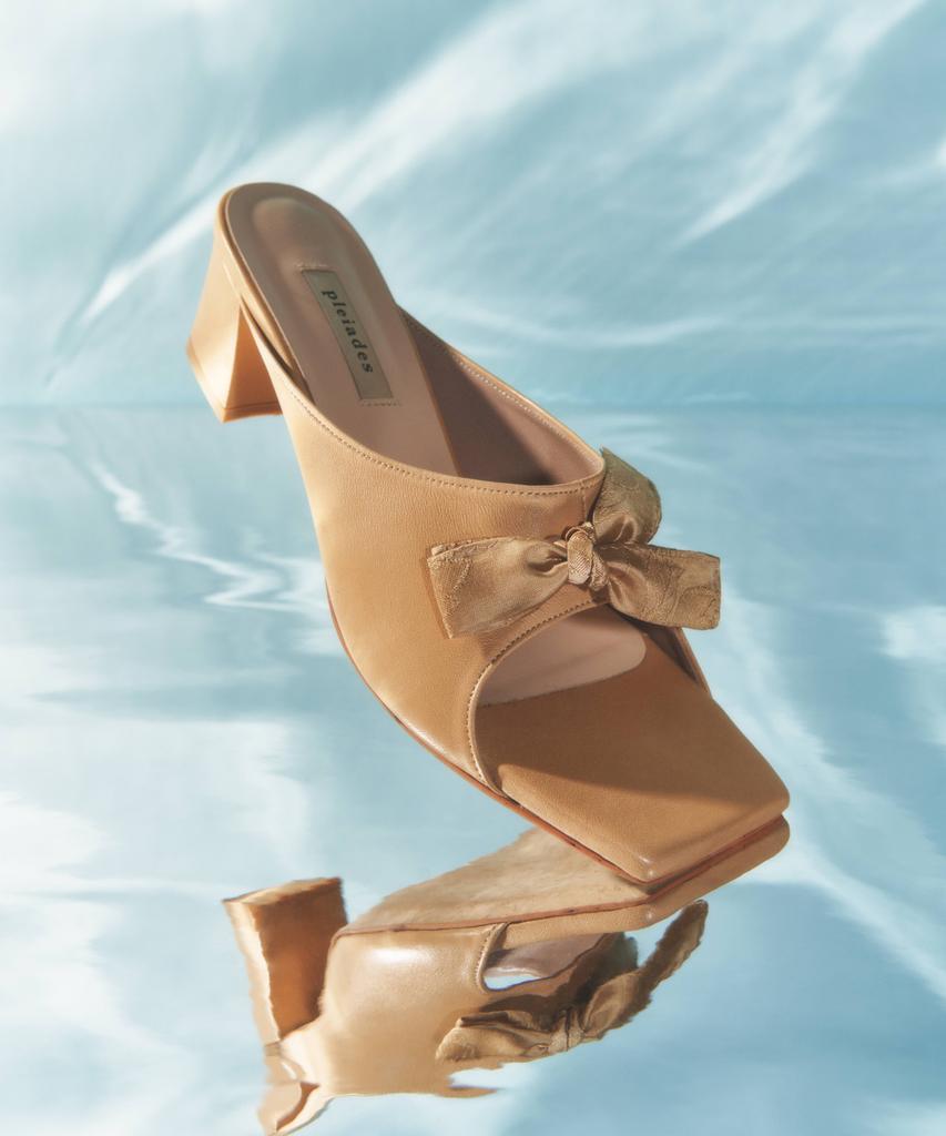 Pleiades Sienna Mules - Nude Beige