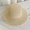 Женская шляпа рыбака, летняя солнцезащитная шляпа, пляжная дышащая шляпа от солнца, травяная шляпа для отдыха на ветру