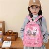 Cartoon Cute Labubu Printing Backpack Student Versatile Large Capacity School Bag Children Portable Travel Backpack Gift