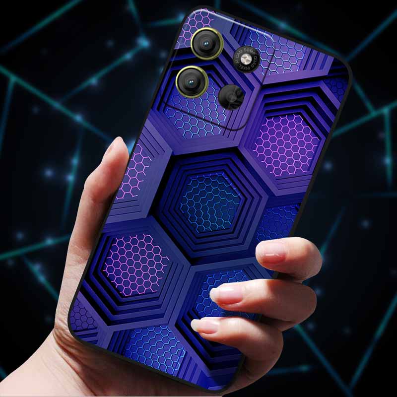 For Moto G15 4G Case Painted Cats Soft Silicone Lovely Back Case for Motorola Moto G15 Power G 15 Phone Cover MotoG15 etui Funda