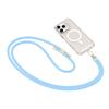 Tech-Protect C7S Rope Crossbody Strap Baby Blue/Gold