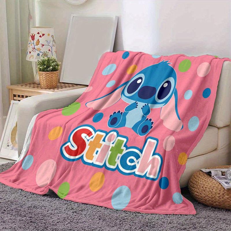 1pc. Cute Stitch Print Blanket, Perfect for Home, Office, Outdoor Use & Gift Idea