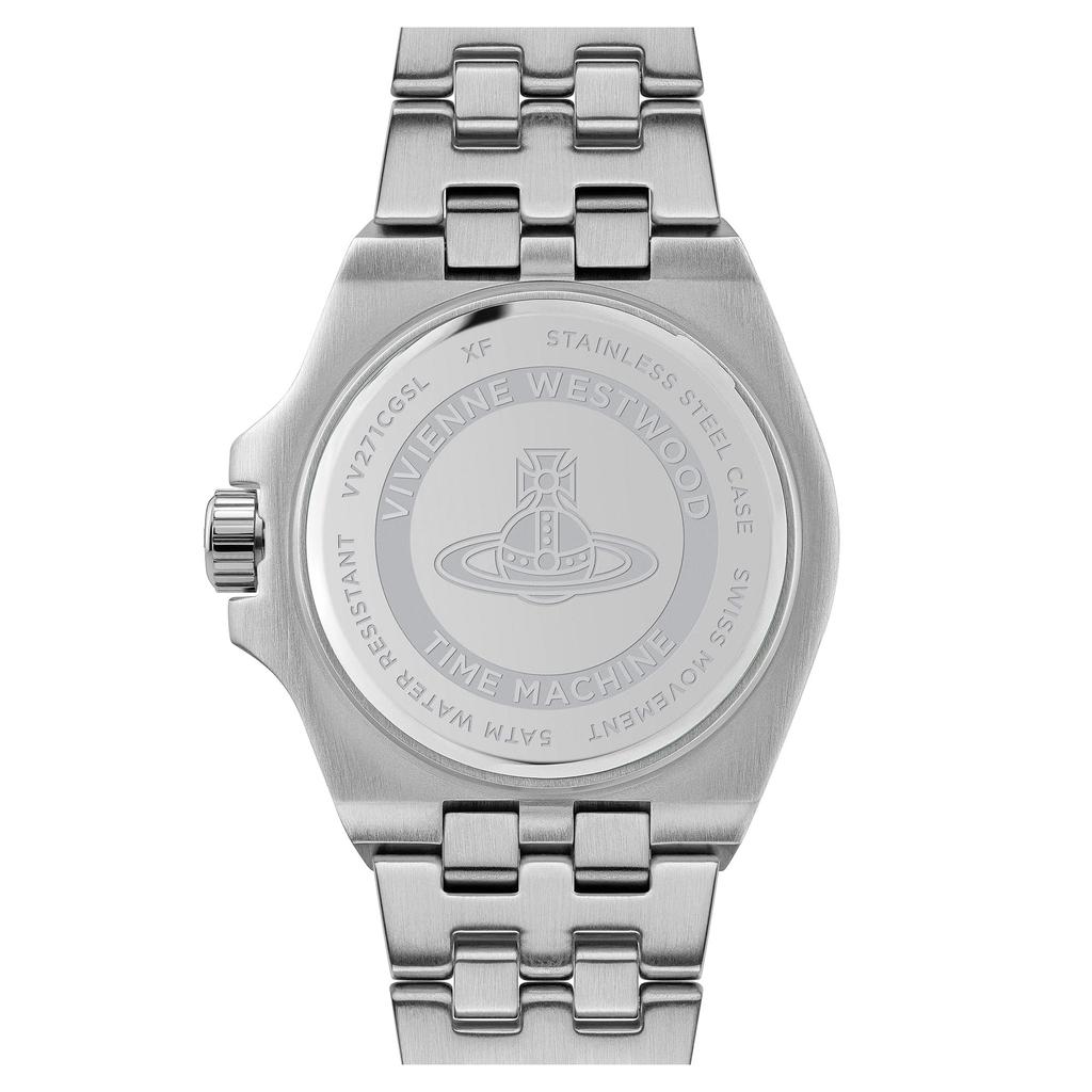 Часы Vivienne Westwood Leamouth Uniquartz с браслетом из нержавеющей стали, Серый,