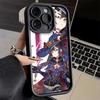 Чехол для телефона iPhone 17 Air 16E 15 16 Pro Max Дизайн Genshin Impact Чехол 14 Plus 13 12 Mini Мягкий Силиконовый Fundas