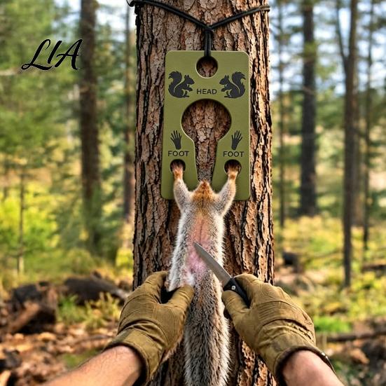 Game Handling Accessory Squirrel Processing Tool for Field Hunting, Portable Animal Skinning Tool, Operation Equipment Durable Compact Hunting Outdoor