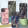 Стеклянный чехол с мраморным узором для Apple iPhone 13 Pro 11 14 12 7 8 Plus SE 2022 XR X XS Max 6 6S закаленный чехол для телефона