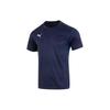 Solid Color Casual Comfortable Breathable Sports Training Outdoor Fashion Crew Neck Short Sleeve T-Shirt Men Tops Navy-Blue 658636-06