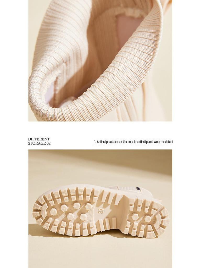 Женские эластичные резиновые сапоги Chelsea, средней высоты, водонепроницаемые, нескользящие; Идеально подходит для ношения на открытом воздухе.