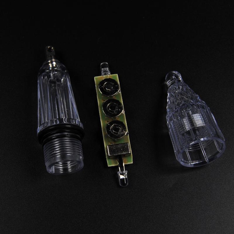 4pcs Underwater Fishing Lamp Fish Gathering Light Squid Fishing Lure Attracting Multiple Size Saltwater Night Fishing Tackle