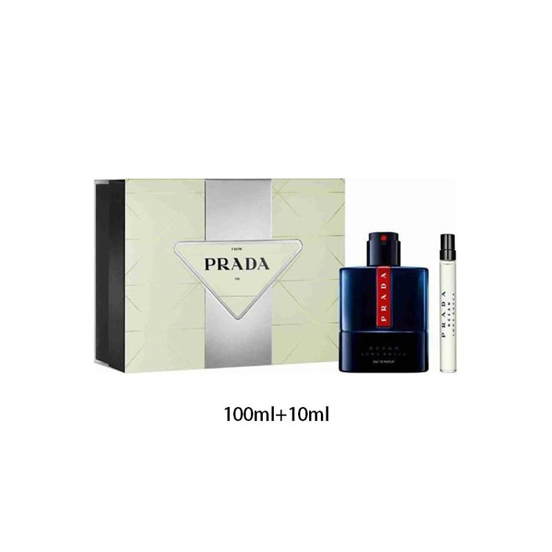 Prada Набор мужского парфюма Luna Rossa Ocean Парфюм EDP Мужской Фужерный Аромат 100 мл + 10 мл