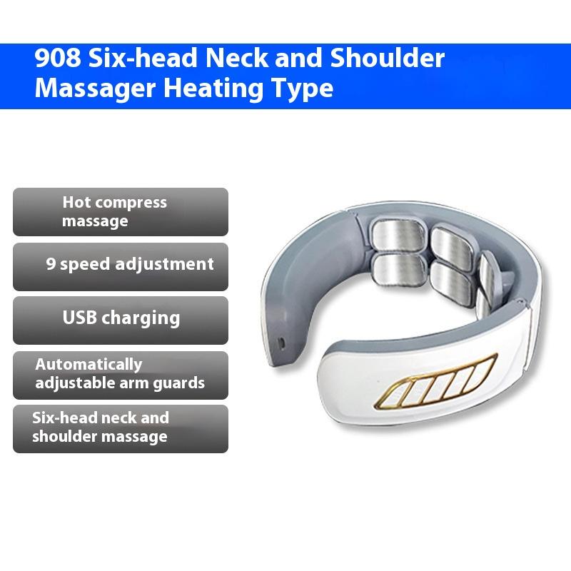 Многофункциональный массажер для шейного отдела позвоночника, массажер для шеи и протектор для шеи