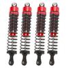 RC Oil Filled Shock Absorber 1 10 Scale 95mm High Strength Aluminum Alloy RC Shock Absorber Oil Damper Red