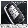Новый мягкий ТПУ чехол для ключа дистанционного управления автомобилем, держатель, оболочка, брелок для Volkswagen VW Magotan Passat B8 Golf для Skoda Superb A7, аксессуары