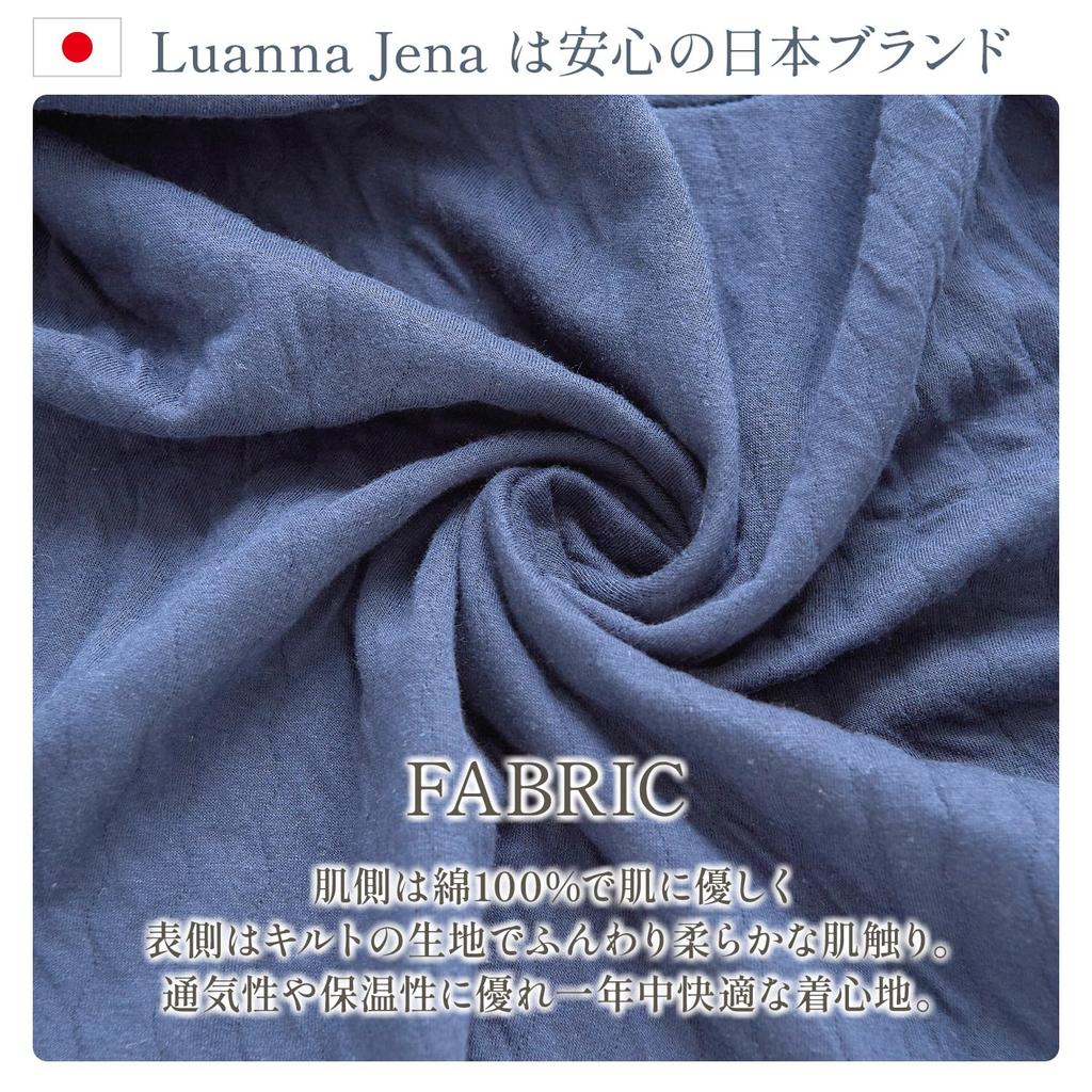 Пижама Luanna Jena Long, созданная для комфорта, разработана Sleep QWHI01, женская одежда для сна, 100% хлопок, рукав, комплект с застежкой спереди, сон, эксперты,