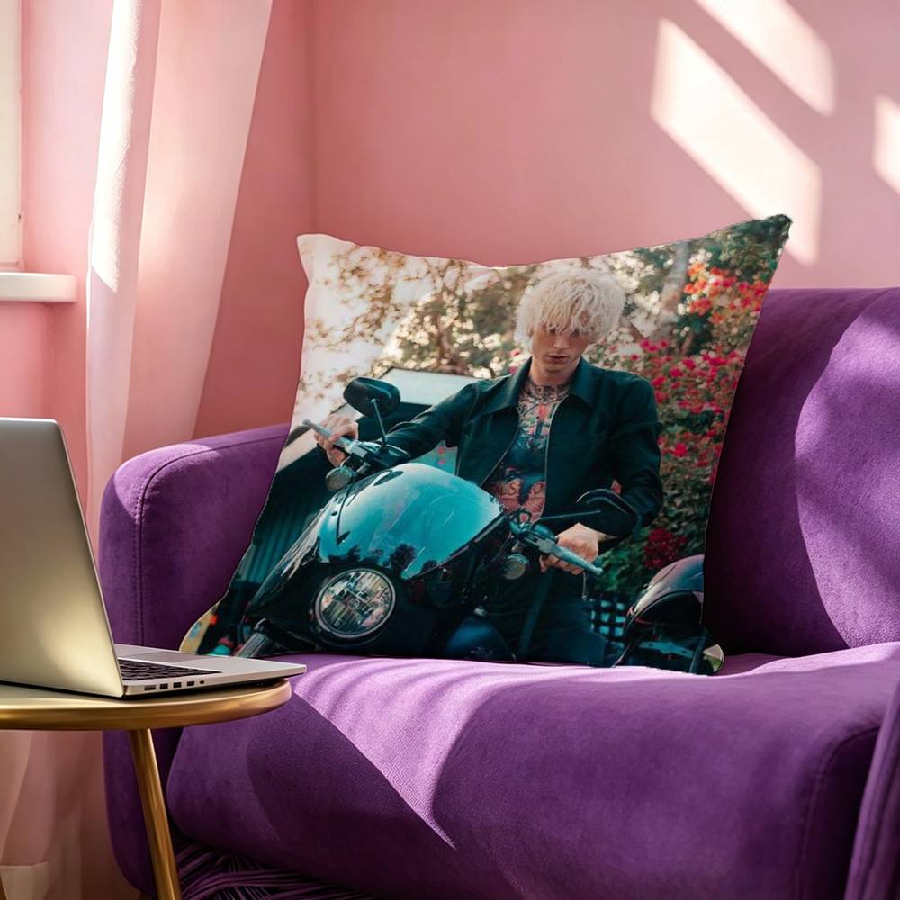 MGK LOST AAMERICANA Pillow Case Square DoubleSided Sofa Cushion Cover Bedroom Bedside Pillow
