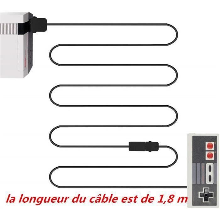 Контроллер геймпада NES с кабелем длиной 1,8 м для Nintendo NES Classic Mini, 10 шт.