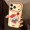 Корейский 3D Мультяшный Пони Лошадка Блестящий Домик Чехол для Телефона Для iPhone 17 16 15 14 13 12 Pro Max Ударопрочный Защитный Мягкий Чехол