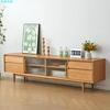 Japanese Minimalist Black Walnut Tatami Platform Bed - Nordic Low-Profile, Solid Wood, Headboard-Free Design