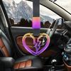 Drift Charm Heart Shaped Handle Rings Loops Warning For Auto Decor Rear Bumper Truck Exterior Rv Decoration Vehicle Interior