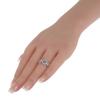 Cartier B4071047 #7(JP Size) Ring K18 White Gold/diamond Women
