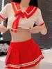 Women's Sexy Student Uniform Cosplay For Erotic Naughty Nurse Outfit Sleepwear Babydoll Exotic Lingerie Sex Open Cosplay Costume