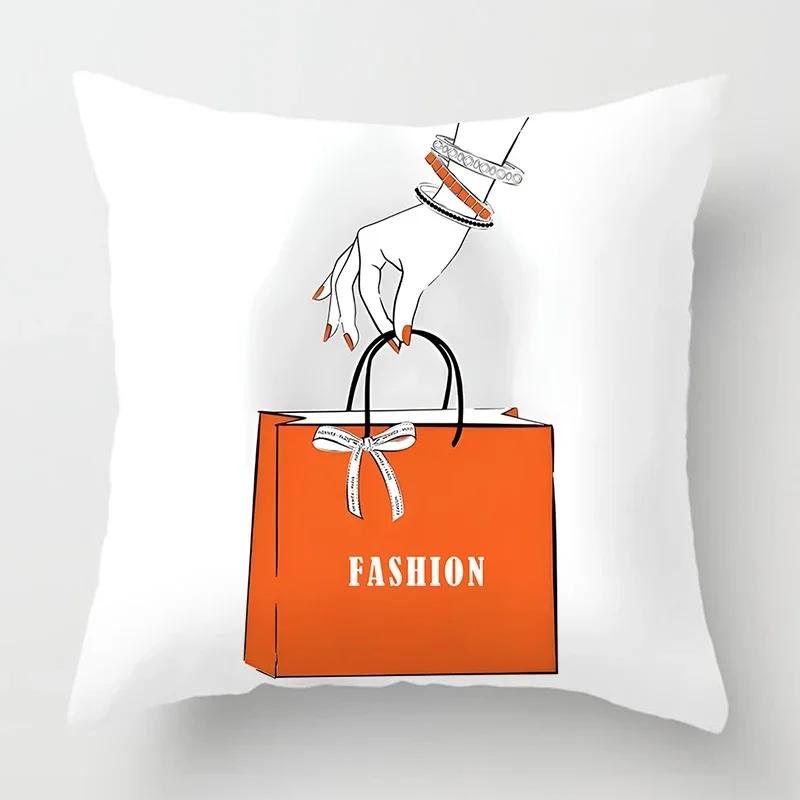 Nordic Young Women's Favorite Pillowcase Home Decoration Living Room Decoration Sofa Cushion Cover 60*60 Car Cushion Cover 40*40