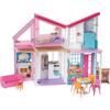 Игровой набор Barbie Дом в Малибу с аксессуарами для переодевания для ролевых игр Розовый