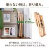 Складной деревянный детский стульчик для кормления Tansu no Gen со столиком 65400000 Прямо из Японии