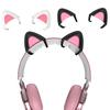 1 Pair Cute Headphones Gaming Decoration Attachment Headset Cat Ears