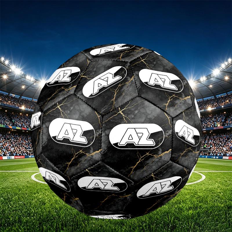 AZ Alkmaar Print Size 5 Soccer Ball, PU Wear Resistant Football for Match Training and Daily Practice, Birthday Gift for Soccer Fans