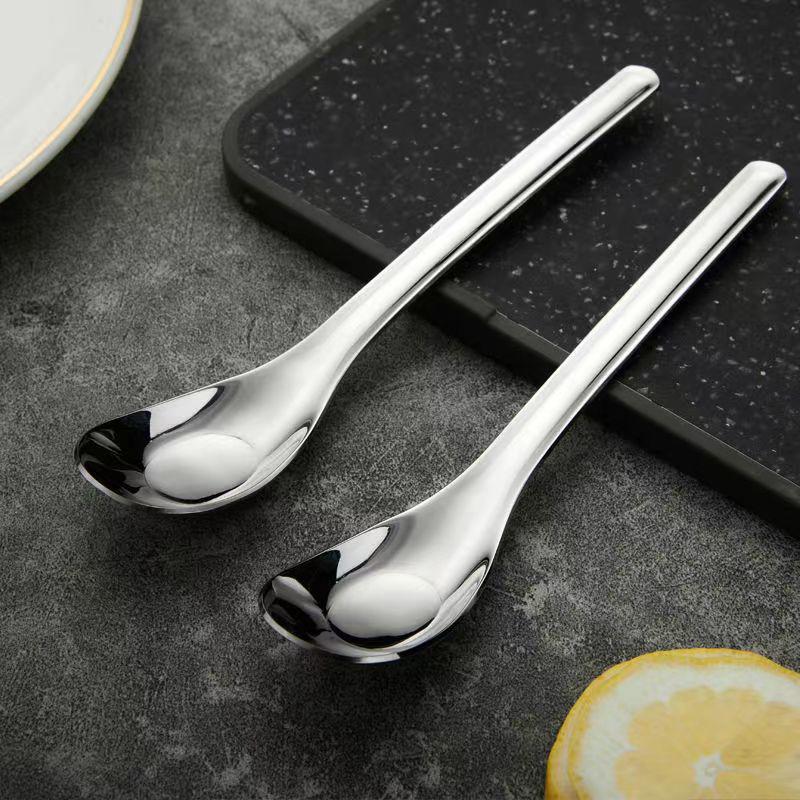 Нержавеющая сталь утолщение ложка креативная длинная ручка отель тушеное мясо ложка половник суп домашняя кухня основные инструменты