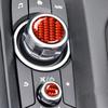 Add A Touch Of Luxury To Your For Mazda MX5 162020 With Red Carbon Fiber Multimedia Button Cover Trim Set Of 2