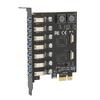 Плата расширения USB3.0 PCIE - USB3.0, высокоскоростная карта расширения для настольного компьютера с семью портами