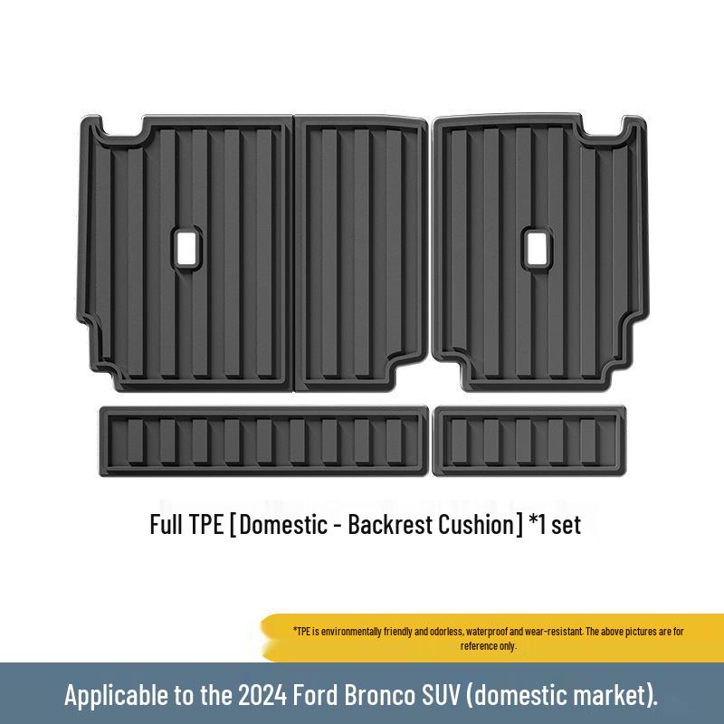 Ford Series Eco-Friendly TPE Trunk Mats: Ideal for Trunk, Rear Bed, and Backrest.