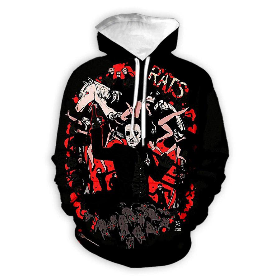 Ghost Band 3D Print Hoodies Men Women Fashion Streetwear Hip Hop Y2k Hoodie Pullovers Casual Hooded Sweatshirts Kids Clothing
