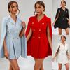 New Autumn and Winter Slim Cape Dress Suit - European and American Style