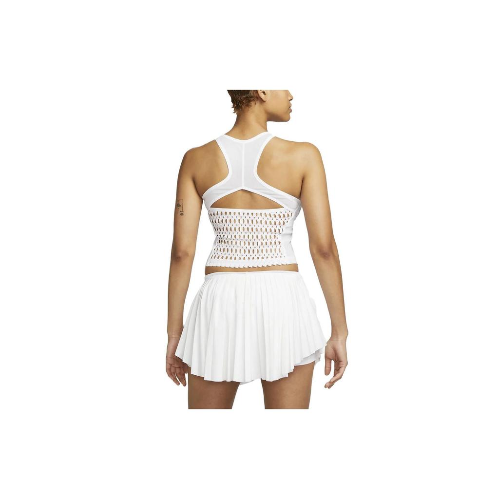 Nike Теннисная майка Court Dri-FIT Slam Solid, женская, белая DV3047-100