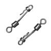Bait Snap Change Connector Rolling Swivel With Lock Fishing Rolling Swivel 8-Shape Connect Ring