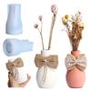 DIY Горшок для цветов Craft Силиконовая форма для заливки эпоксидной смолой Ручная работа Бетонная ваза Инструмент для изготовления украшений для домашнего декора