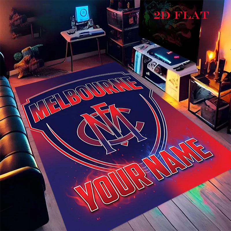 Custom Melbourne Fc Carpet Rug for Living Room Bedroom Home Sofa Decoration,Kids play Nonslip Floor Mat