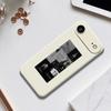 For iPhone 17 Air Case Stitching Photos Pattern Printing Straight Edge TPU Phone Back Cover