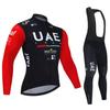 2026 Winter Warm Cycling Suit Cycling Suit Bike Winter Fleece Long Sleeve Suit Tour De France Road Bike Riding Overalls